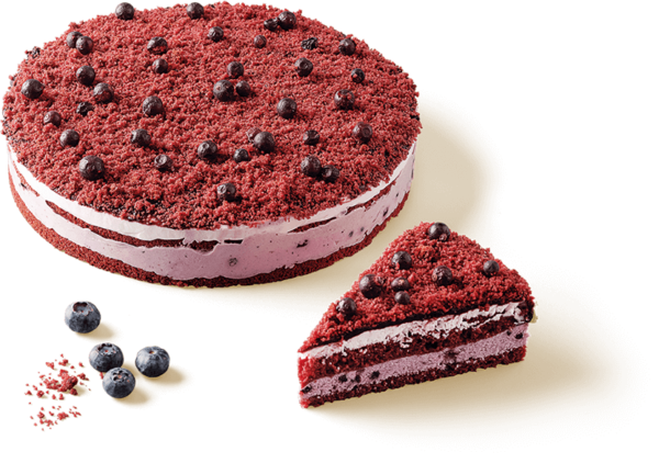 Blueberry Red Velvet Cake