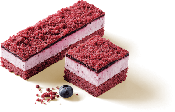 Blueberry Red Velvet Slice